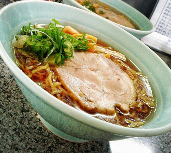 （東村町の福山ラーメン「光福亭」の）ラーメン